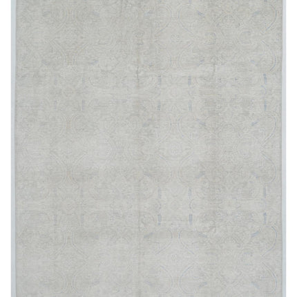 Artemix 7' 10" X 9' 9" Hand Knotted Wool Rug 7' 10" X 9' 9" (239 X 297) / Grey / Wool