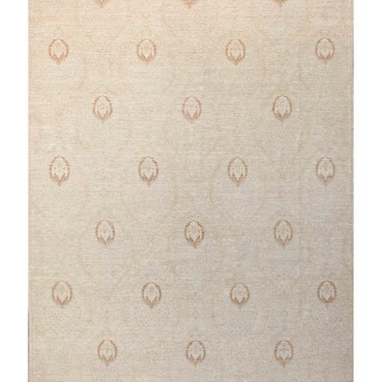 Artemix 8' 8" X 11' 11" Hand Knotted Wool Rug 8' 8" X 11' 11" (264 X 363) / Ivory / Wool