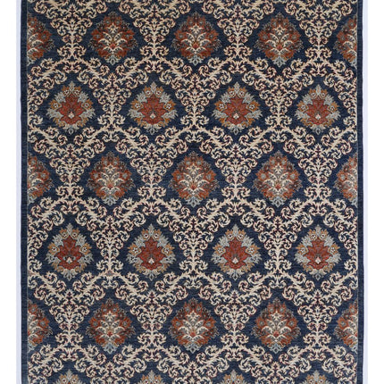 Artemix 9' 4" X 11' 11" Hand Knotted Wool Rug 9' 4" X 11' 11" (284 X 363) / Blue / Wool