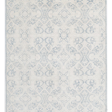 Artemix 7' 10" X 10' 2" Hand Knotted Wool Rug 7' 10" X 10' 2" (239 X 310) / Blue / Wool
