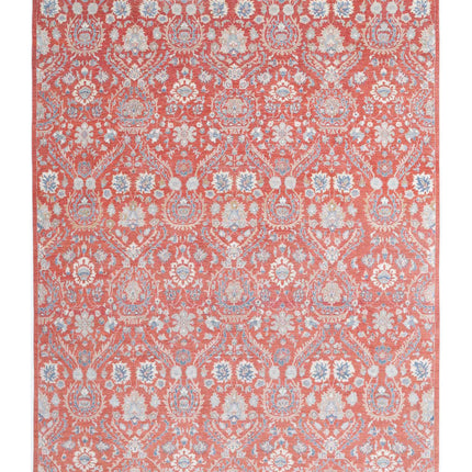 Artemix 8' 9" X 12' 0" Hand Knotted Wool Rug 8' 9" X 12' 0" (267 X 366) / Red / Wool