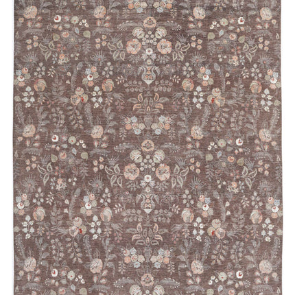 Artemix 11' 11" X 14' 9" Hand Knotted Wool Rug 11' 11" X 14' 9" (363 X 450) / Brown / Wool