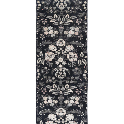 Artemix 2' 11" X 9' 3" Hand Knotted Wool Rug 2' 11" X 9' 3" (89 X 282) / Black / Wool