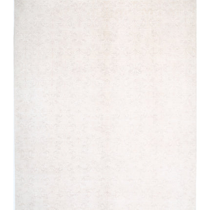 Artemix 11' 0" X 14' 9" Hand Knotted Wool Rug 11' 0" X 14' 9" (335 X 450) / Ivory / Wool