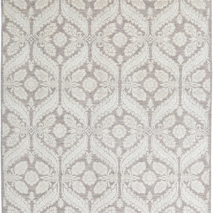 Artemix 8' 0" X 8' 11" Hand Knotted Wool Rug 8' 0" X 8' 11" (244 X 272) / Taupe / Wool