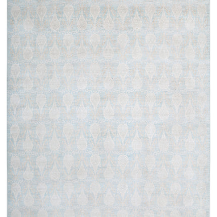 Artemix 11' 4" X 14' 2" Hand Knotted Wool Rug 11' 4" X 14' 2" (345 X 432) / Blue / Wool