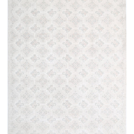 Artemix 9' 1" X 12' 3" Hand Knotted Wool Rug 9' 1" X 12' 3" (277 X 373) / Ivory / Wool