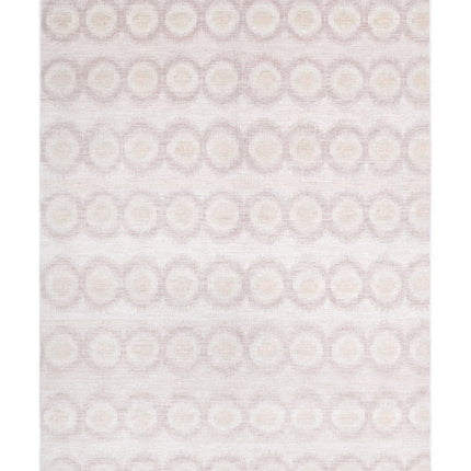 Artemix 6' 1" X 8' 7" Hand Knotted Wool Rug 6' 1" X 8' 7" (185 X 262) / Ivory / Wool