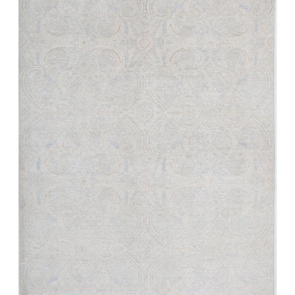 Artemix 6' 1" X 8' 4" Hand Knotted Wool Rug 6' 1" X 8' 4" (185 X 254) / Grey / Wool