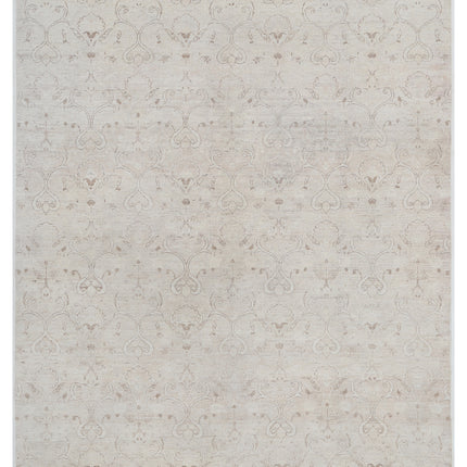 Artemix 6' 0" X 7' 9" Hand Knotted Wool Rug 6' 0" X 7' 9" (183 X 236) / Ivory / Wool