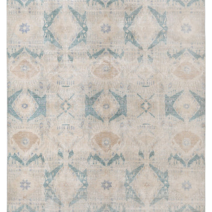 Artemix 7' 10" X 9' 10" Hand Knotted Wool Rug 7' 10" X 9' 10" (239 X 300) / Ivory / Wool