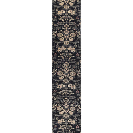 Artemix 3' 6" X 22' 9" Hand Knotted Wool Rug 3' 6" X 22' 9" (107 X 693) / Black / Wool