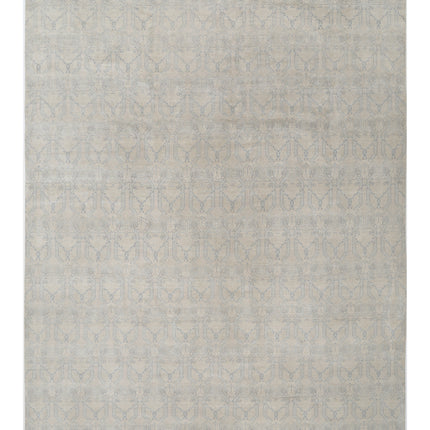 Artemix 12' 11" X 17' 2" Hand Knotted Wool Rug 12' 11" X 17' 2" (394 X 523) / Ivory / Wool