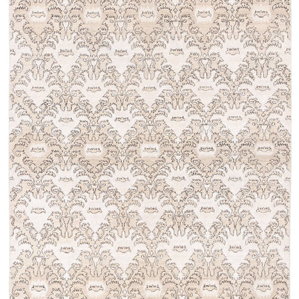 Artemix 4' 4" X 5' 4" Hand Knotted Wool Rug 4' 4" X 5' 4" (132 X 162) / Ivory / Wool