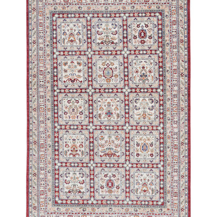 Bakhtiari 5' 5" X 8' 6" Hand Knotted Wool Rug 5' 5" X 8' 6" (165 X 259) / Red / Wool
