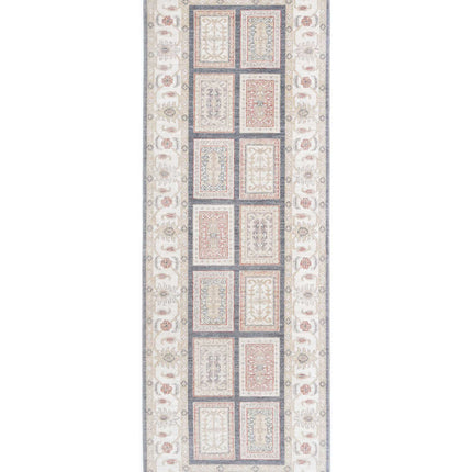 Bakhtiari 2' 7" X 8' 1" Hand Knotted Wool Rug 2' 7" X 8' 1" (79 X 246) / Grey / Wool