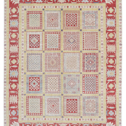 Bakhtiari 8' 2" X 10' 0" Hand Knotted Wool Rug 8' 2" X 10' 0" (249 X 305) / Gold / Wool