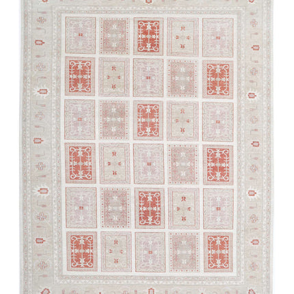 Bakhtiari 8' 4" X 11' 6" Hand Knotted Wool Rug 8' 4" X 11' 6" (254 X 351) / Ivory / Wool