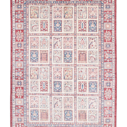 Bakhtiari 5' 6" X 7' 10" Hand Knotted Wool Rug 5' 6" X 7' 10" (168 X 239) / Multi / Wool