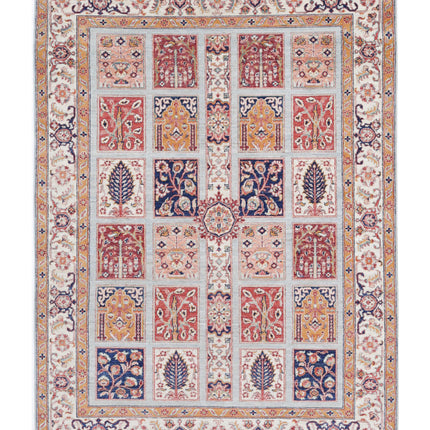 Bakhtiari 4' 9" X 6' 5" Hand Knotted Wool Rug 4' 9" X 6' 5" (145 X 196) / Multi / Wool