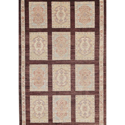 Bakhtiari 3' 0" X 5' 0" Hand Knotted Wool Rug 3' 0" X 5' 0" (91 X 152) / Brown / Wool