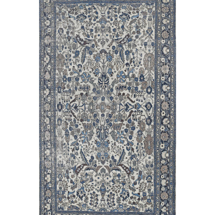 Bakhtiari 7' 2" X 13' 0" Hand Knotted Wool Rug 7' 2" X 13' 0" (219 X 396) / Ivory / Wool