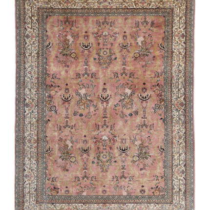 Bijar 8' 4" X 11' 2" Hand Knotted Wool Rug 8' 4" X 11' 2" (254 X 340) / Rust / Wool