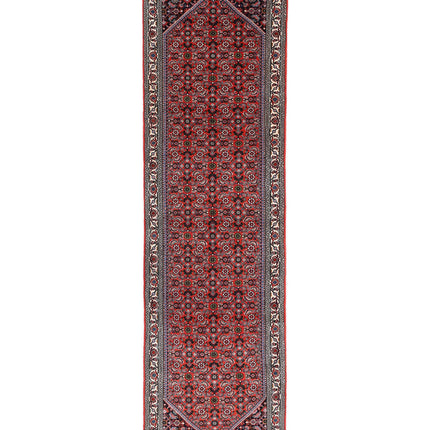 Bijar 2' 6" X 9' 5" Hand Knotted Wool Rug 2' 6" X 9' 5" (76 X 287) / Rust / Wool