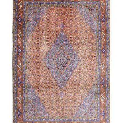 Bijar 6' 8" X 9' 9" Hand Knotted Wool Rug 6' 8" X 9' 9" (203 X 297) / Rust / Wool