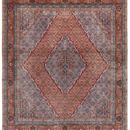 Bijar 6' 4" X 7' 9" Hand Knotted Wool Rug 6' 4" X 7' 9" (193 X 236) / Brown / Wool