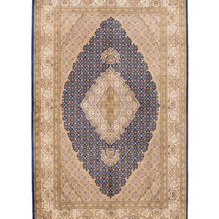 Heritage 4' 8" X 7' 6" Hand Knotted Wool Rug 4' 8" X 7' 6" (142 X 229) / Blue / Wool