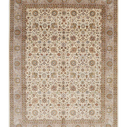 Heritage 8' 11" X 12' 0" Hand Knotted Wool Rug 8' 11" X 12' 0" (272 X 366) / Ivory / Wool