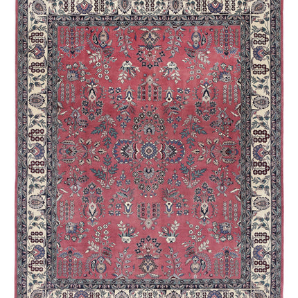 Heritage 8' 2" X 10' 2" Hand Knotted Wool Rug 8' 2" X 10' 2" (249 X 310) / Pink / Wool