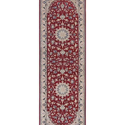 Heritage 2' 6" X 7' 11" Hand Knotted Wool Rug 2' 6" X 7' 11" (76 X 241) / Red / Wool