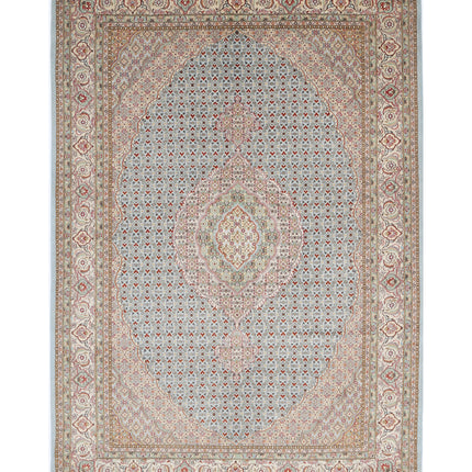 Heritage 6' 1" X 9' 0" Hand Knotted Wool Rug 6' 1" X 9' 0" (185 X 274) / Blue / Wool