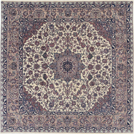 Heritage 5' 9" X 6' 8" Hand Knotted Wool Rug 5' 9" X 6' 8" (175 X 203) / Ivory / Wool
