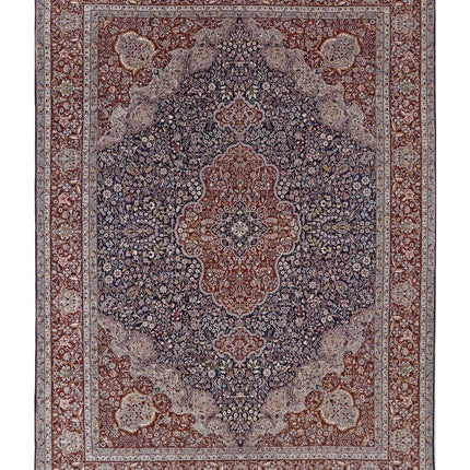 Heritage 8' 0" X 11' 1" Hand Knotted Wool Rug 8' 0" X 11' 1" (244 X 338) / Blue / Wool