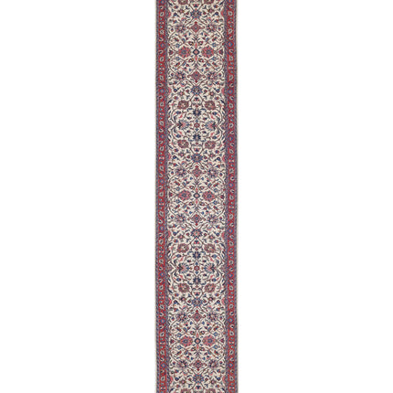 Heritage 2' 10" X 17' 7" Hand Knotted Wool Rug 2' 10" X 17' 7" (86 X 536) / Ivory / Wool