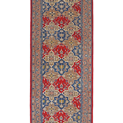 Heritage 3' 10" X 9' 4" Hand Knotted Wool Rug 3' 10" X 9' 4" (117 X 284) / Red / Wool