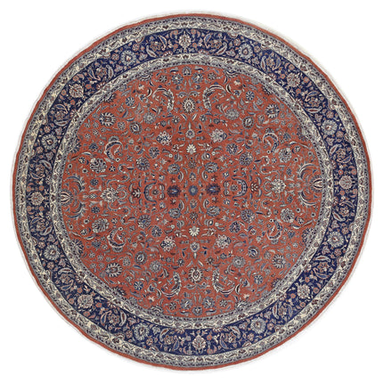 Heritage 9' 1" X 9' 2" Hand Knotted Wool Rug 9' 1" X 9' 2" (277 X 280) / Rust / Wool