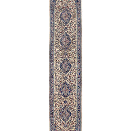 Heritage 2' 8" X 13' 1" Hand Knotted Wool Rug 2' 8" X 13' 1" (81 X 399) / Ivory / Wool