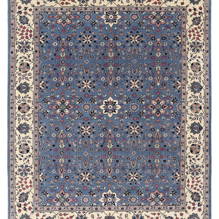Heritage 8' 1" X 10' 1" Hand Knotted Wool Rug 8' 1" X 10' 1" (246 X 307) / Blue / Wool