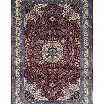 Heritage 6' 0" X 9' 0" Hand Knotted Wool Rug 6' 0" X 9' 0" (183 X 274) / Burgundy / Wool
