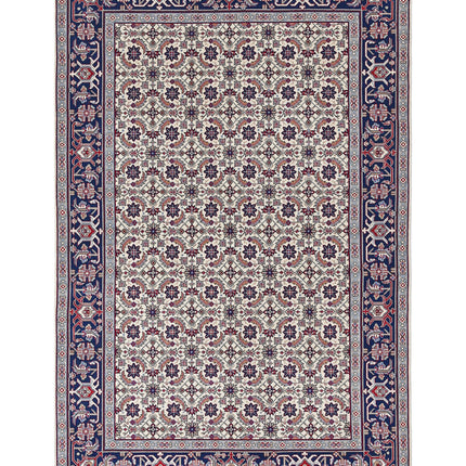 Heritage 4' 0" X 6' 1" Hand Knotted Wool Rug 4' 0" X 6' 1" (122 X 185) / Ivory / Wool