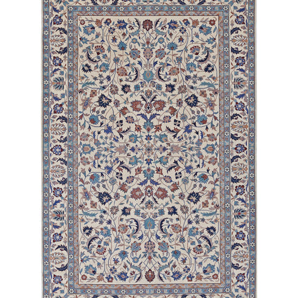 Heritage 5' 0" X 8' 0" Hand Knotted Wool Rug 5' 0" X 8' 0" (152 X 244) / Ivory / Wool