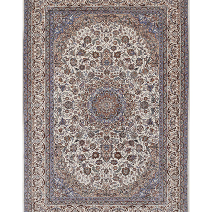Heritage 6' 1" X 9' 0" Hand Knotted Wool Rug 6' 1" X 9' 0" (185 X 274) / Ivory / Wool