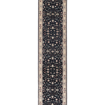 Heritage 2' 6" X 11' 10" Hand Knotted Wool Rug 2' 6" X 11' 10" (76 X 361) / Black / Wool
