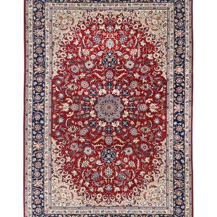 Heritage 6' 6" X 9' 10" Hand Knotted Wool Rug 6' 6" X 9' 10" (198 X 300) / Red / Wool