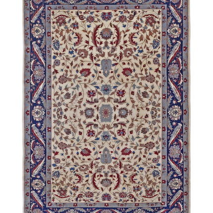 Heritage 5' 0" X 7' 5" Hand Knotted Wool Rug 5' 0" X 7' 5" (152 X 226) / Ivory / Wool