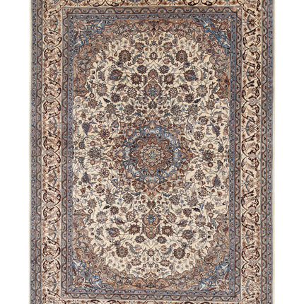 Heritage 6' 1" X 8' 11" Hand Knotted Wool Rug 6' 1" X 8' 11" (185 X 272) / Ivory / Wool